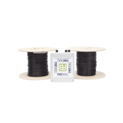 RBTEC MIC2Z1000V2 MICALERT Cable Sensor para Paredes Rejas Rigidas o barandales / 2 zonas de 305 metros / 610 Metros de Proteccion Total/Tarjeta LPU400/Calibracion via software