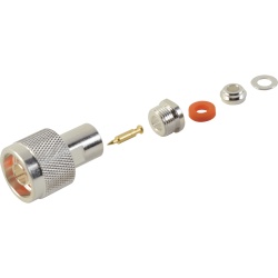RF INDUSTRIES LTD RFN-1000-1S Conector N Macho de Rosca para RG-58/U RG-142/U Plata/ Oro/ Teflon. - Img 2