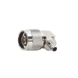 RF INDUSTRIES LTD RFN-1009-X-04 Conector N Macho en A/R de Anillo Plegable para Cables RG-8/X LMR-240 Niquel/ Oro/ Teflon.