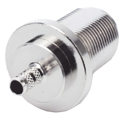 RF INDUSTRIES LTD RFN-1022-8C Conector N Hembra Hermetico montaje Frontal para panel en 2D Plano.