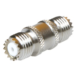 RF INDUSTRIES LTD RFU-629 Adaptador Barril en Linea de Conector Mini-UHF Hembra a Mini-UHF Hembra Niquel/ Oro/ Teflon.