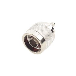 RF INDUSTRIES LTD RP-1005-C Conector N Macho Inverso de Anillo Plegable para cables RG-58/U RG-142/U.