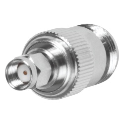 RF INDUSTRIES LTD RP-3452 Adaptador en Linea de Conector SMA Macho Inverso a N Hembra Niquel/ Oro/ Teflon.