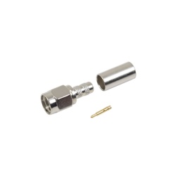 RF INDUSTRIES LTD RSA-3000-C Conector SMA Macho de anillo plegable para cable RG-58/U Niquel / Oro / Teflon.