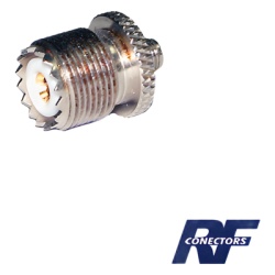 RF INDUSTRIES LTD RSA-3475 Adaptador en Linea de Conector SMA Hembra a UHF Hembra (SO-239) Niquel/ Oro/ Teflon.