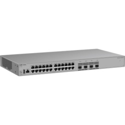 RUIJIE RG-CS61-24GT4MS-P Switch de Acceso Capa 3 / 24 Puertos Gigabit PoE+ / 4 Puertos SFP 2.5GE / 370W PoE / VSU / OSPF / RIP / Protección contra Sobretensiones 10kV / Ventilador Fijo / Línea Cybrey