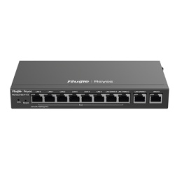 RUIJIE RG-EG210G-P-V3 Router Balanceador con Funcion SD-WAN PoE+ hasta 110 Watts Hasta 4 Servicios de Internet y hasta 200 clientes con desempeno de 1 Gbps