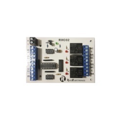 Ruiz Electronics RXC02 Tarjeta para control de Esclusas para 2 puertas con temporizador en desbloqueo y bloqueo/ entrada para boton de emergencia/ salida de emergencia/