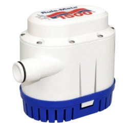 RULE RM1500A Bomba de Achique Automatica / 1500 GPH / 12V CC / Interruptor Integrado / Plasticos ABS / Maritima