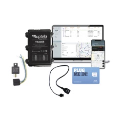 RUPTELA TRACE5PLUSKIT KIT Localizador Vehicular 2G y 4G IP67 / Rastreo / Conduccion eficiente / Deteccion de Jammer / Ideal para motocicletas / Apagado remoto / Incluye SIM500MB2Y / 1 ANO DE EPCOMGPS