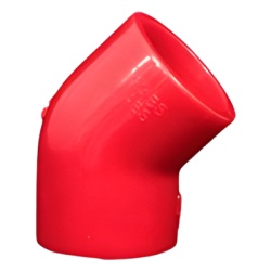SAFE FIRE DETECTION INC. RP-5203 Codo de 45 Grados de Â¾ | Uso en Tuberia de Deteccion de Humo por Aspiracion | Precio por Pieza