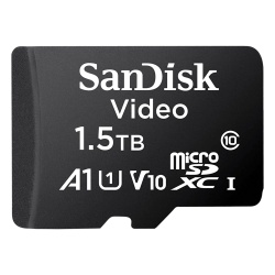 SANDISK SDSDQA5S51T50BP Memoria microSD SanDisk 1.5TB (1500 GB) / Alta Resistencia / Videovigilancia / Clase 10