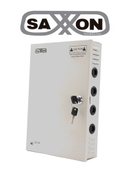 SAXXON SXN2290016 SAXXON SX10A18CH - Fuente de Poder Profesional 12 VCD / 10 Amperes / 18 Canales / 0.5 Amperes por Canal / Proteccion contra Sobrecargas / Led Indicador de Funcionamiento