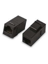SAXXON TCE442020 SAXXON M226 - Cople RJ45 / RJ45 Hembra a RJ45 hembra / CAT 6 / Color negro