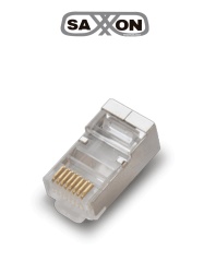 SAXXON TCE442036 SAXXON S901E - Conector plug RJ45 para cable UTP con guia / CAT 6 / Blindado / Paquete 100 piezas