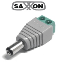 SAXXON TVN081014 SAXXON PSUBR12H - Bolsa de 10 Conectores Macho Para Alimentacion de Camaras/ Terminales Tipo Tornillo Positivo y Negativo/ Resistente a la Oxidacion/