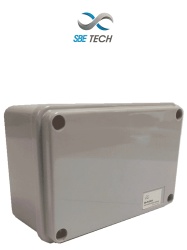 SBE TECH SBT1630013 SBE TECH OP1208050- Caja plastica con tapa opaca de 12x8x5 cm multiusos IP66 fabricada en material autoextinguible y resistente a la abrasion