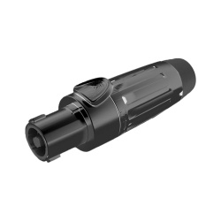 SEETRONIC SLDF4-B Conector Speakon | Hembra | 4 polos | carcasa negra | Cable AWG10 | 30A - Img 2