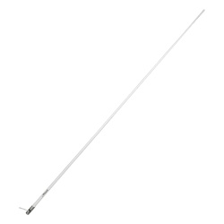 SHAKESPEARE 5101 Antena Marina VHF de Fibra de Vidrio / Para Uso en Embarcaciones / Ganancia de 6 dB / 50 Watts / Base de Acero Inoxidable