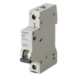 SIEMENS 5SL61027CC Interruptor Riel Dinn Tipo 5SL6 1 polo 2 amp