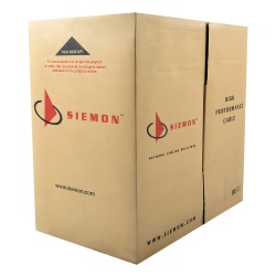 SIEMON 9C6L4-E2-06-RXA Bobina de Cable UTP Reelex de 4 Pares Desempeno Cat6 LS0H (Bajo Humo Cero Halogenos) Color Azul 24 AWG 305 Metros (1000 Pies)