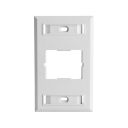 SIEMON CT2-FP-02 Placa de Pared CT Para un Acoplador Color Blanco