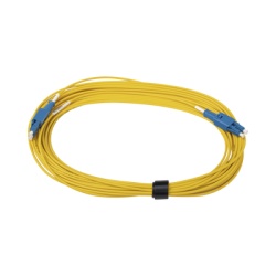 SIEMON FBP-LCULCUL-10 Jumper de Fibra Optica BladePatch Monomodo OS1/2 XGLO Riser LC/UPC-LC/UPC Duplex OFNR Color Amarillo 10 Metros