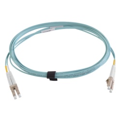 SIEMON FJ2-LCLC5L-05AQ Jumper de Fibra Optica Multimodo 50/125 XGLO OM3 LC-LC Duplex OFNR Color Aqua 5 Metros (16.40 Pies)
