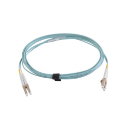 SIEMON FJ2-LCLC5L-05AQ Jumper de Fibra Optica Multimodo 50/125 XGLO OM3 LC-LC Duplex OFNR Color Aqua 5 Metros (16.40 Pies)