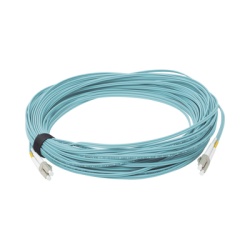 SIEMON FJ2-LCLC5L-30AQ Jumper de Fibra Optica Multimodo 50/125 XGLO OM3 LC-LC Duplex OFNR Color Aqua 30 Metros (98.43 Pies)