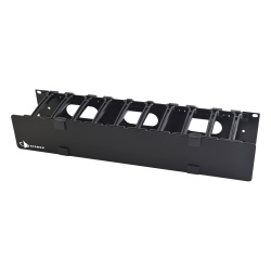 SIEMON HCM-4-2U Organizador de Cable Horizontal RouteIT Sencillo Para Rack de 19in 4in de profundidad 2UR