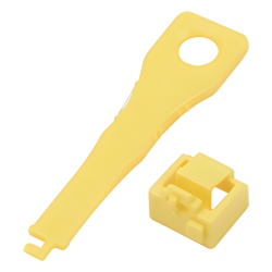 SIEMON LL-05 Protector de Bloqueo LockIT para Salida RJ45 Incluye una Llave Universal Bolsa con 10 Piezas