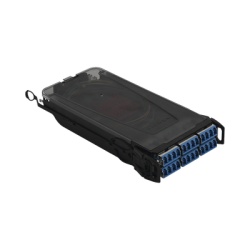 SIEMON LVS24-LSUALAB1A Cassette para Empalme (Fusion) LightVerse Hasta 24 Fibras Conectores LC/UPC Shuttered para Fibra Monomodo 900um 1 Metro (3.28 Pies)