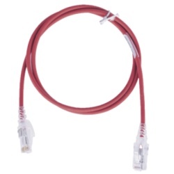 SIEMON MC6-07-0328 Patch Cord RJ45 6 UTP T568A/B CM/LSOH1 Rojo 2.13 Metros (7 Pies) 28AWG