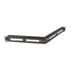 SIEMON MX-PNLA-24 Patch Panel MAX de 24 Puertos Modular (Vacio) Angulado 1UR