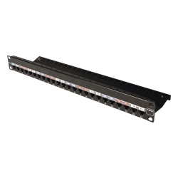 SIEMON Z-PNL-24E Patch Panel Z-Max de 24 Puertos Modular (Vacio) Plano 1UR