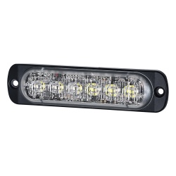 SIGNALPRO SP12RB Luz Auxiliar de 12 LED Rojo/Azul Lente Transparente SAE