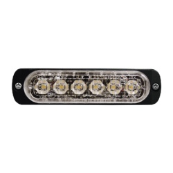 SIGNALPRO SP6R Luz Auxiliar de 6 LED Rojo Lente Transparente SAE - Img 5