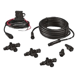 SIMRAD 000-10760-001 Kit Iniciador Red NMEA 2000 Micro-C / Cable de Red de 4.5 m (15 ft) / 3 Conectores T / 2 Terminadores de Red
