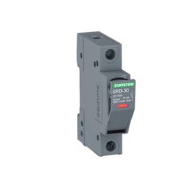 SUNTREE SRD-30 Porta Fusible CD 1000V 1 Polo Riel Din