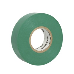 SURTEK SYS-138004 Cinta para aislar color Verde de 19 mm x 18 metros / Fabricada en PVC / Adhesivo acrílico.