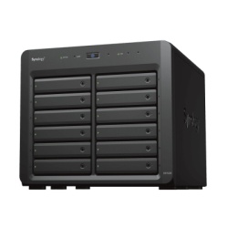 SYNOLOGY DX1222 Unidad de Expansion Synology DX1222 | 12 Bahias para HDD/SSD SATA 3.5" o 2.5" | Intercambio en Caliente | Puerto Mini-SAS HD | Garantia de 5 Anos.