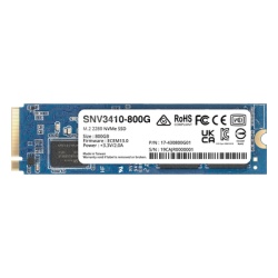 SYNOLOGY SNV3410-800G SSD NVMe M.2 SNV3410/3510 | SSD 800GB | Alto Rendimiento 400000 IOPS Lectura | Resistencia Empresarial 1022 TBW | Proteccion de Datos Integral | Analisis de Vida Util | Disenada