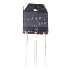 Syscom 2SC-3451 Transistor de Potencia en Silicio tipo NPN 500 Vc-b 15 A. 100 Watt TO-3PA .