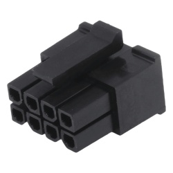 Syscom 43025-0800 Conector Plug tipo MOLEX de 8 Contactos en Doble Fila a 3.0 mm para Pin Hembra.
