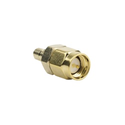 Syscom 501-1258-ND Adaptador Coaxial en Linea de Conector SMA Macho a SMB Hembra Oro/ Oro/ Teflon.