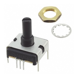 Syscom 75K7846 Potenciometro Cuadrado 22 mm 5k Ohm 3/4 Watt 1 Vuelta / Montaje en Panel del Monitor de Servicio COM-3 (PCW1J-B24-KAB502L).