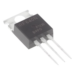 Syscom IRF-640 MOSFET Canal-N 200 Volt 18 A TO-220AB.
