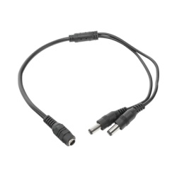 Syscom JRF51 Cable con Conector Jack Hembra 3.5 mm con 2 Salidas de Jack Macho