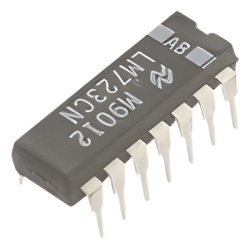 SYSCOM PARTS LM723CN Circuito Regulador de Tension Positiva y Negativa. Para Fuentes Convencionales RS12A y RS20A.